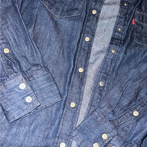 Levi’s Jean button down shirt with tags - Picture 12 of 16